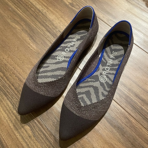 Rothy’s size 9 twilight metallic Captoe points - Picture 1 of 4